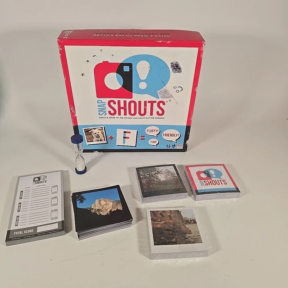 SNAPSHOUTS Very Verbal Party Game 8+, 3-6 Players‎ Word Picture Match